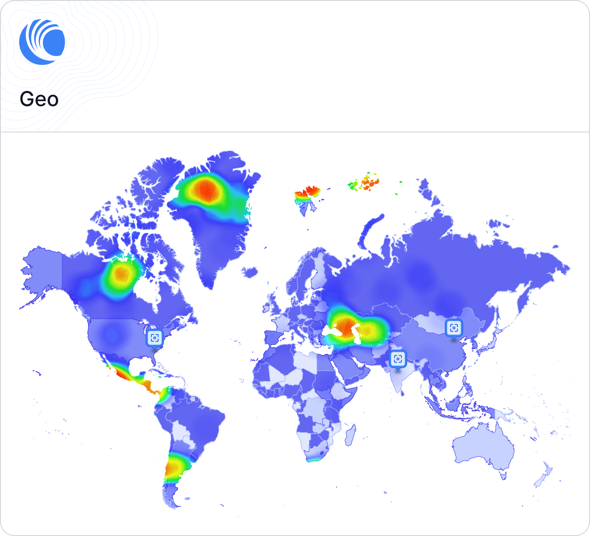 Geospatial Network Map